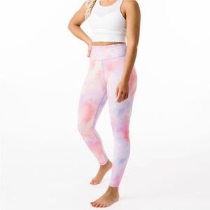 Zyia Sorbet Sunset Light n Tight Hi-Rise Active Leggings Size 8-10